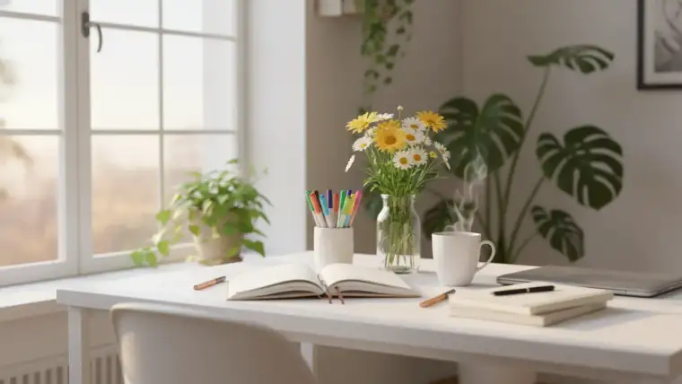 Personne souriante adoptant attitudes positives pour la rentrée scolaire motivation