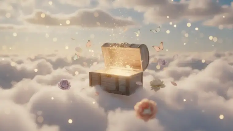 Magazine Happy Life Box ouvert montrant des conseils pour créer sa vie idéale