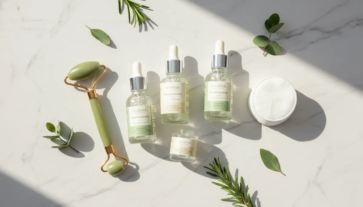 Jeune femme souriante montrant sa peau claire après avoir réussi à en finir avec l'acné